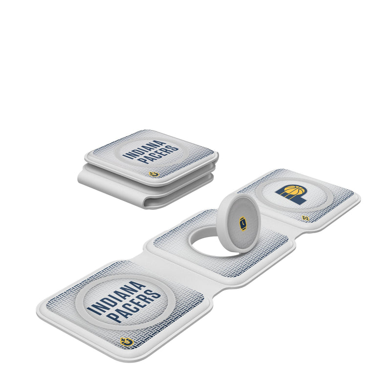 Indiana Pacers Linen Foldable 3 in 1 Charger