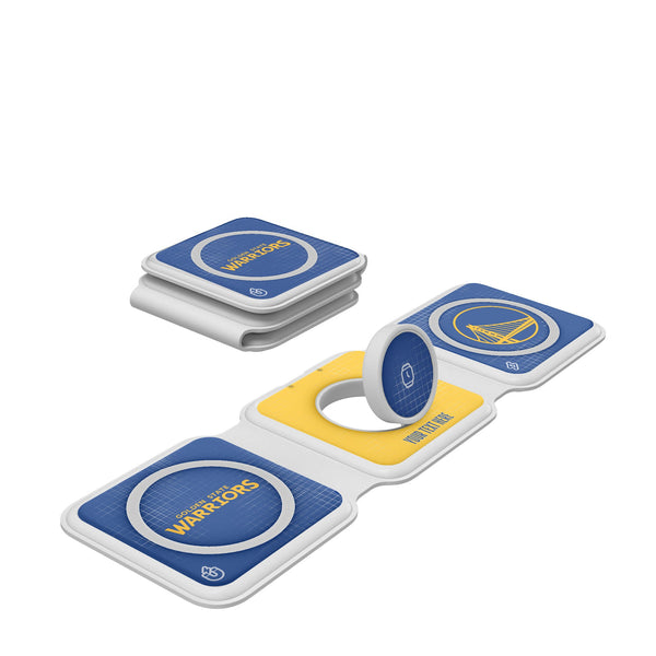 Golden State Warriors Personalized Hatch Foldable 3 in 1 Charger