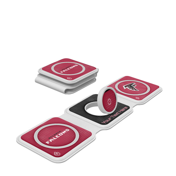Atlanta Falcons Personalized Hatch Foldable 3 in 1 Charger