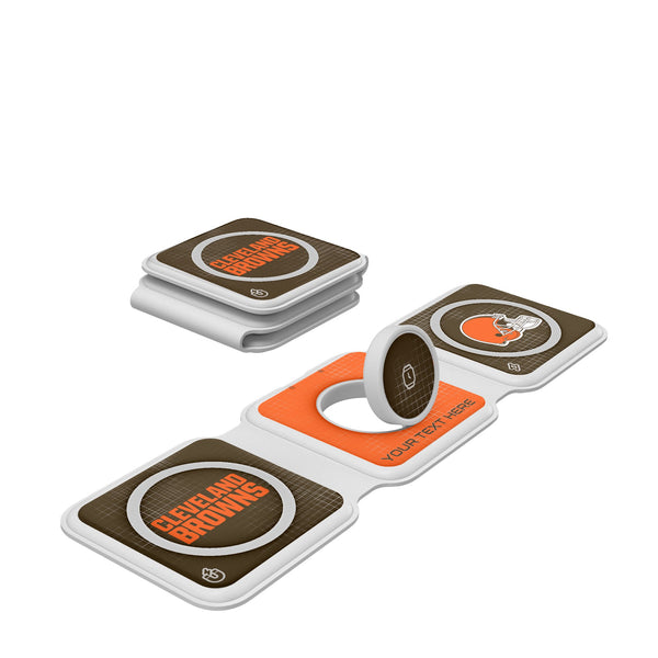 Cleveland Browns Personalized Hatch Foldable 3 in 1 Charger