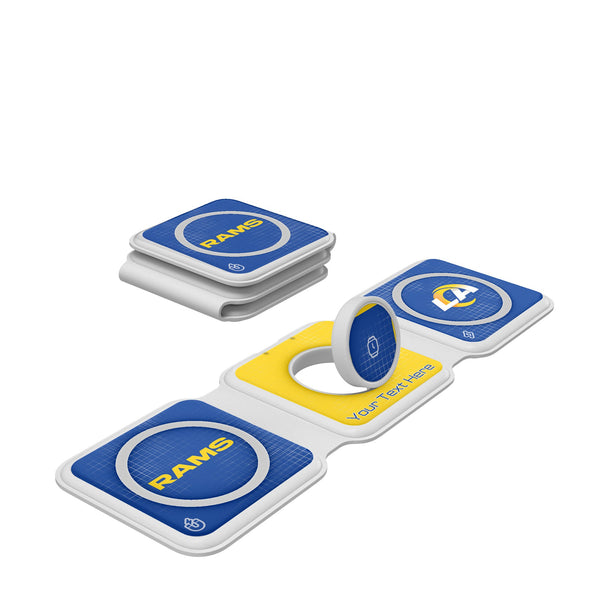 Los Angeles Rams Personalized Hatch Foldable 3 in 1 Charger