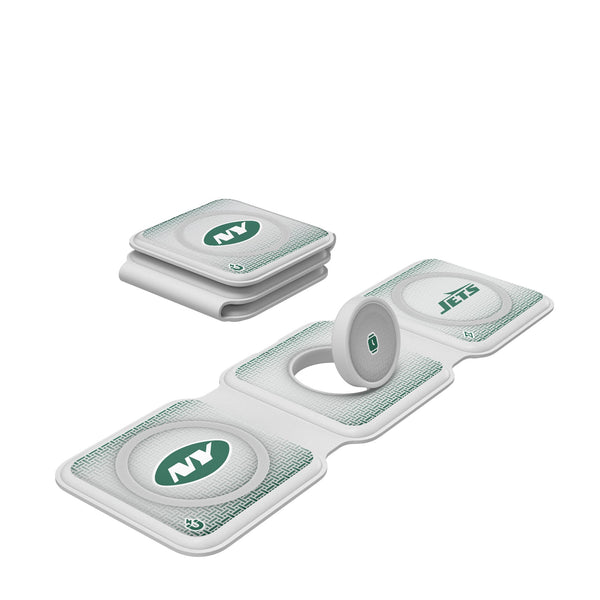 New York Jets Linen Foldable 3 in 1 Charger