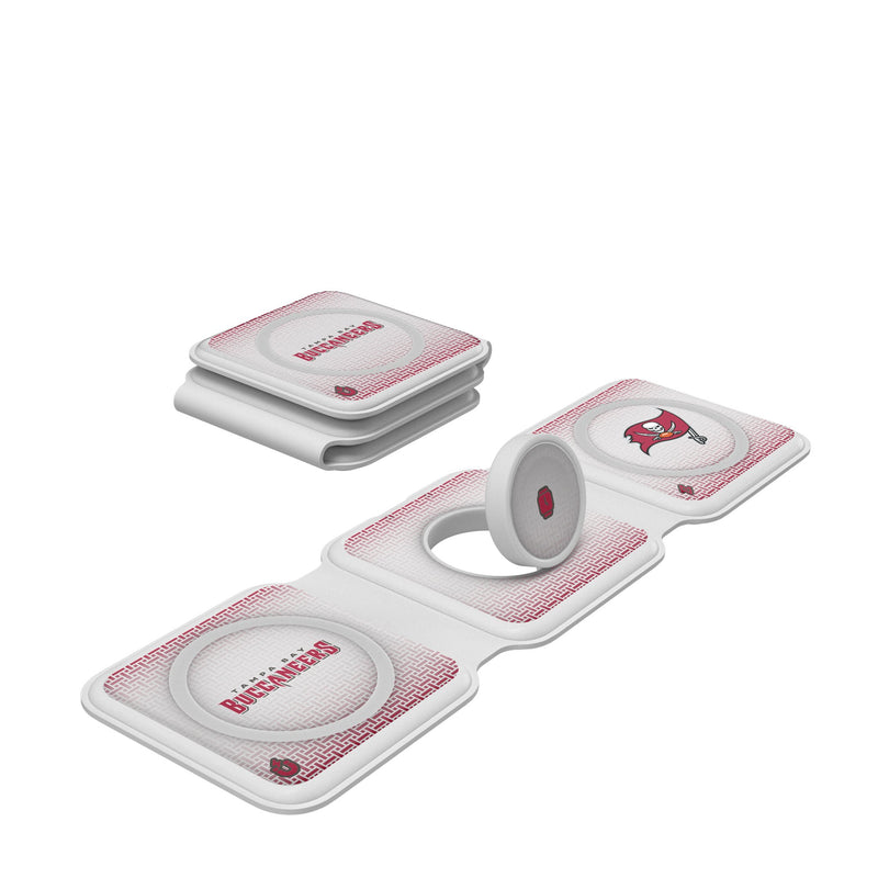 Tampa Bay Buccaneers Linen Foldable 3 in 1 Charger