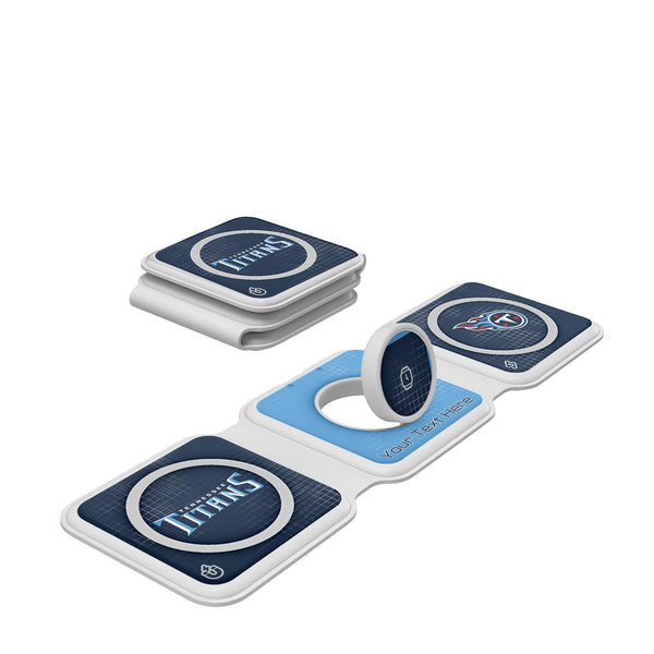Tennessee Titans Personalized Hatch Foldable 3 in 1 Charger