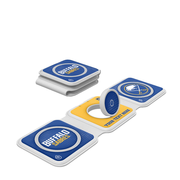 Buffalo Sabres Personalized Hatch Foldable 3 in 1 Charger