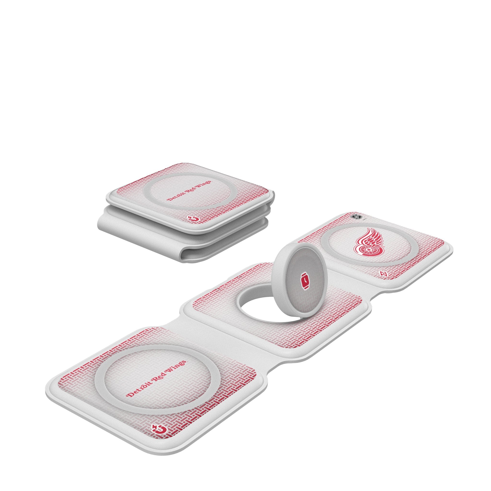 Detroit Red Wings Linen Foldable 3 in 1 Charger