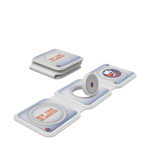 New York Islanders Linen Foldable 3 in 1 Charger