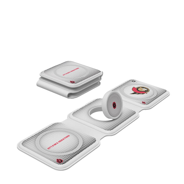 Ottawa Senators Linen Foldable 3 in 1 Charger