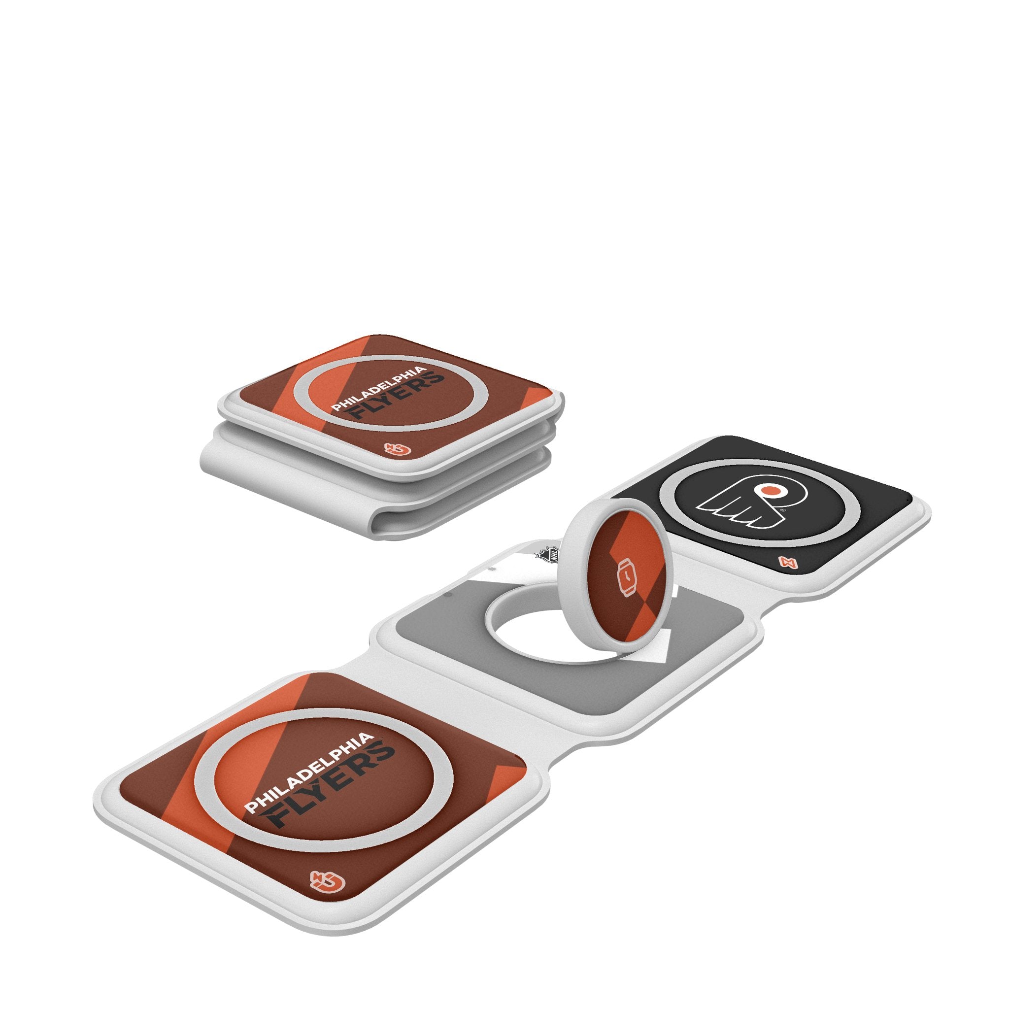 Philadelphia Flyers Color Block Foldable 3 in 1 Charger