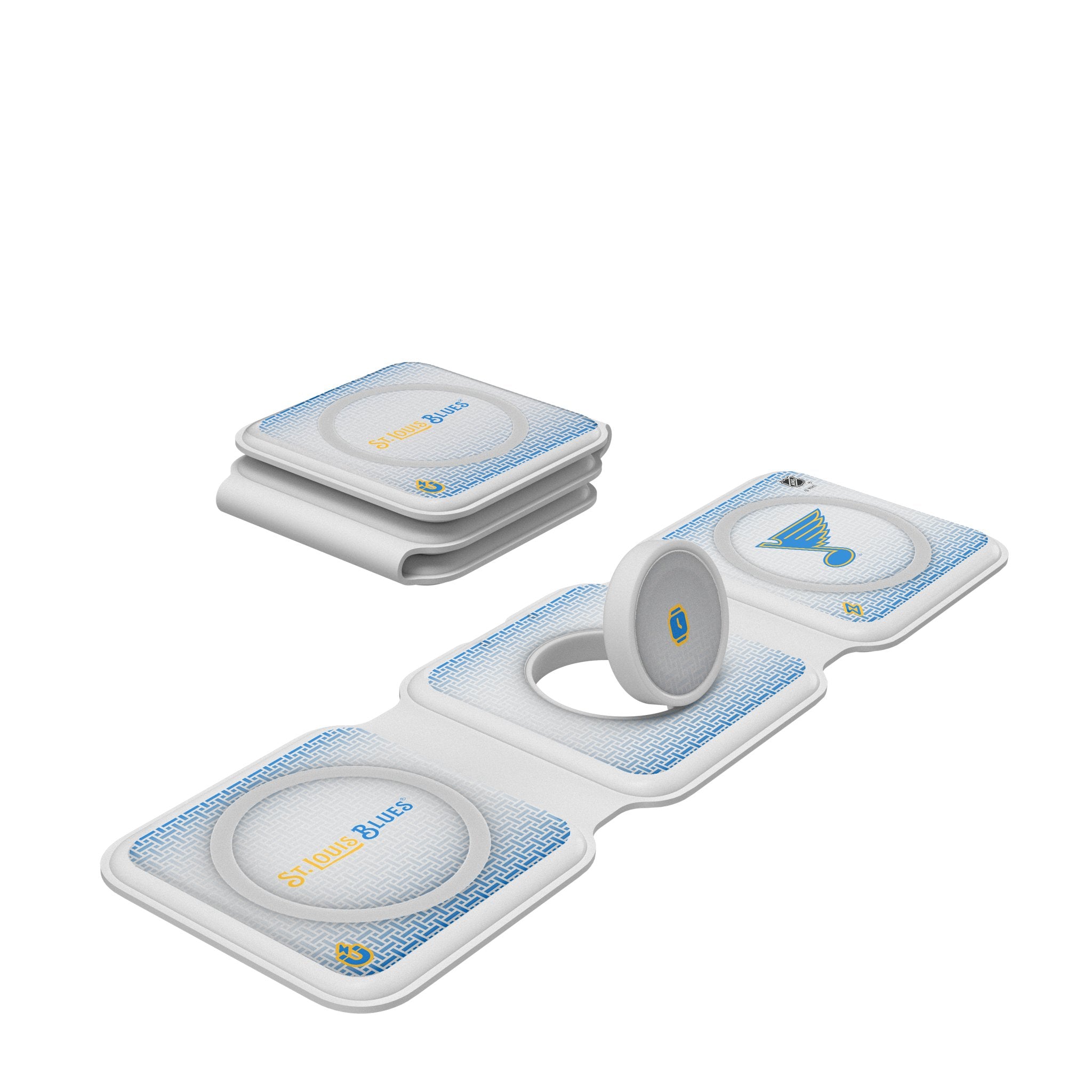 St. Louis Blues Linen Foldable 3 in 1 Charger