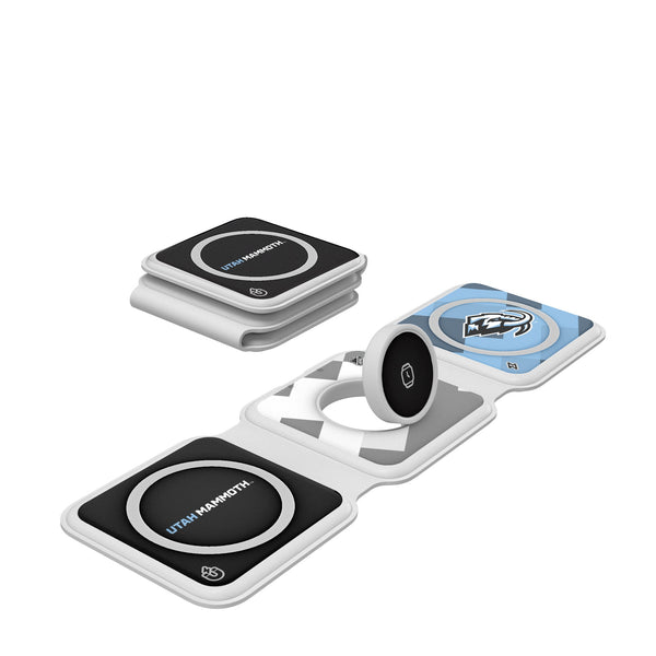 Utah Mammoth Color Block Foldable 3 in 1 Charger