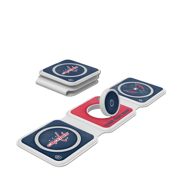 Washington Capitals Personalized Hatch Foldable 3 in 1 Charger