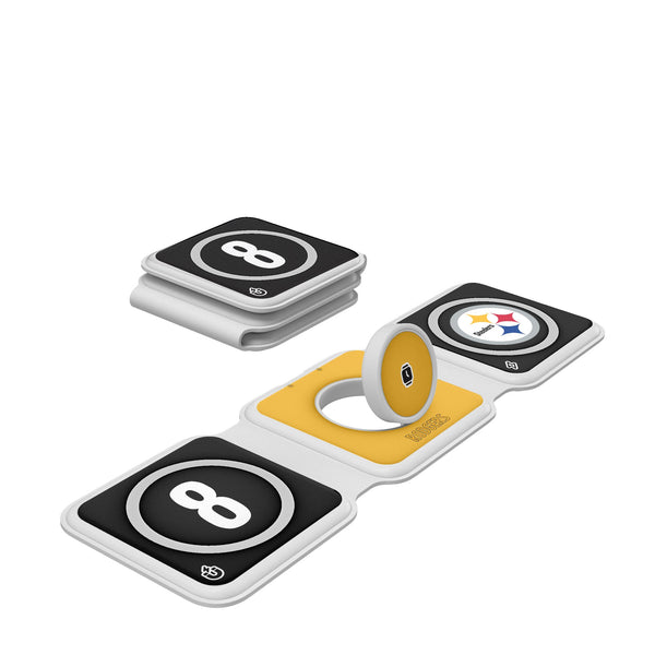 Aaron Rodgers Pittsburgh Steelers 8 Game Tactic Foldable 3 in 1 Charger