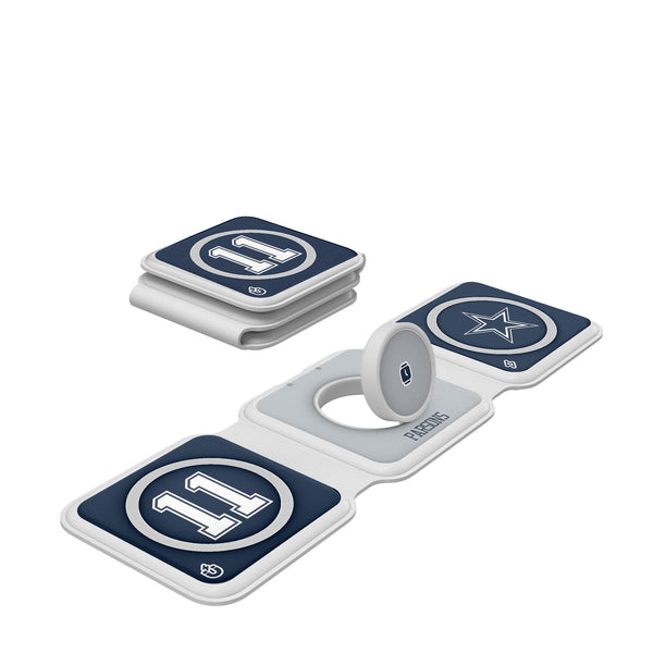 Micah Parsons Dallas Cowboys 11 Ready Foldable 3 in 1 Charger