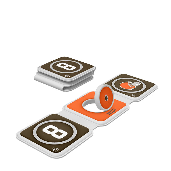 Kenny Pickett Cleveland Browns 8 Game Tactic Foldable 3 in 1 Charger