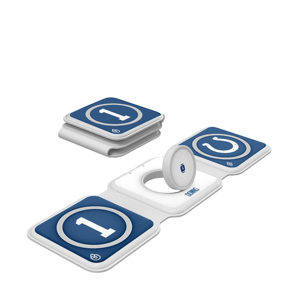 Josh Downs Indianapolis Colts 1 Ready Foldable 3 in 1 Charger