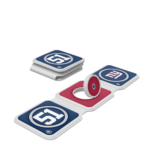 Abdul Carter New York Giants 51 Game Tactic Foldable 3 in 1 Charger