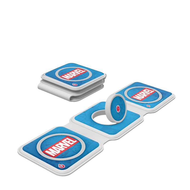 Marvel Comics Marvel Logo Foldable 3 in 1 Charger