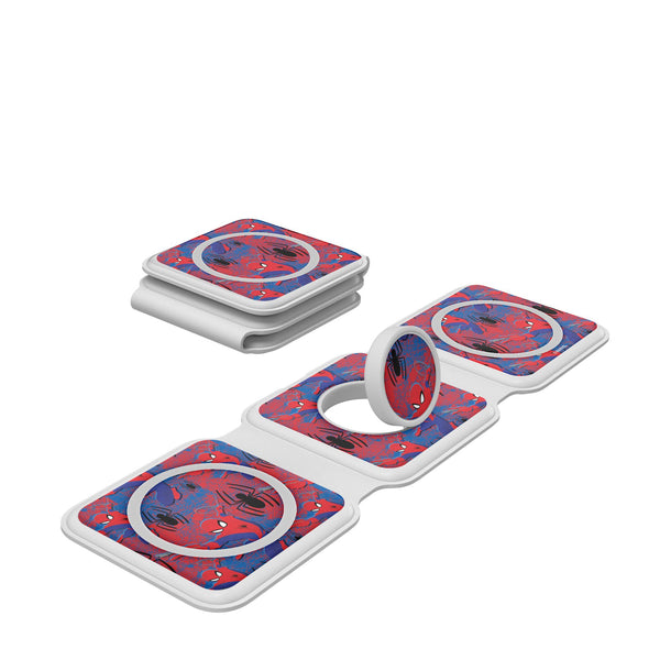 Marvel Spider-Man Pattern Foldable 3 in 1 Charger