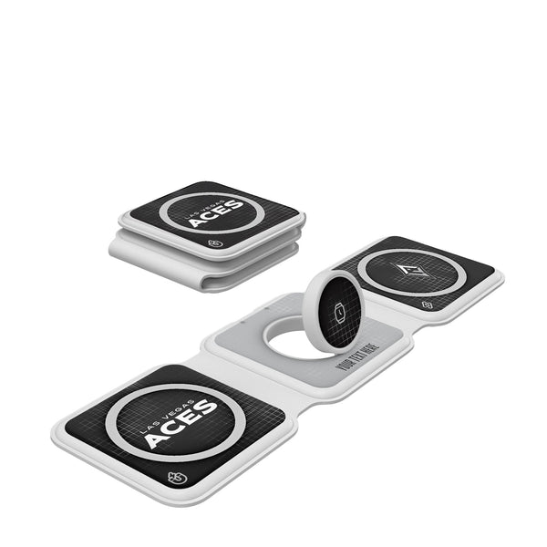 Las Vegas Aces Personalized Hatch Foldable 3 in 1 Charger