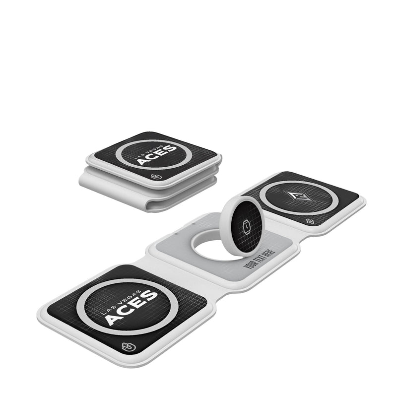Las Vegas Aces Personalized Hatch Foldable 3 in 1 Charger