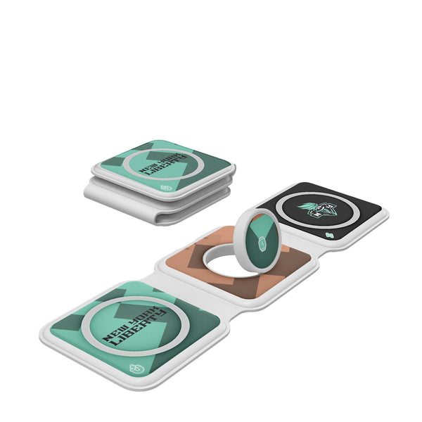 New York Liberty Color Block Foldable 3 in 1 Charger