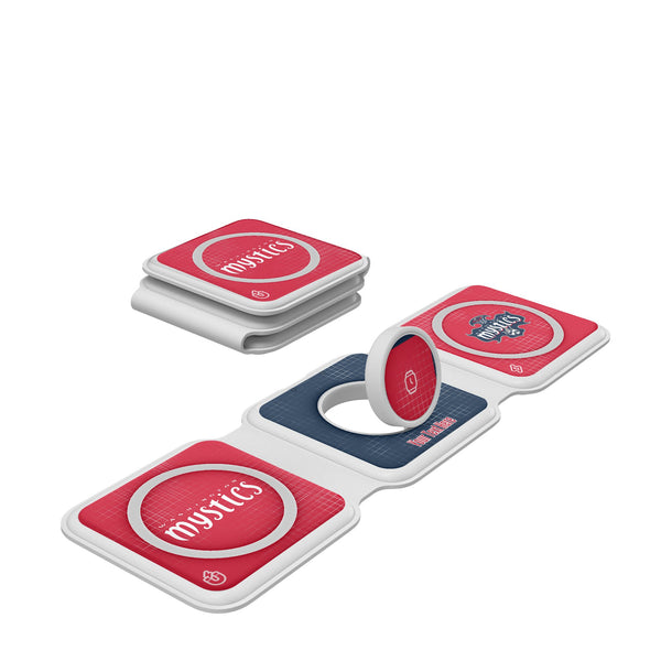 Washington Mystics Personalized Hatch Foldable 3 in 1 Charger