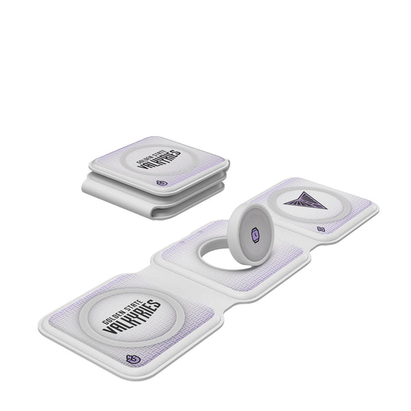 Golden State Valkyries Linen Foldable 3 in 1 Charger