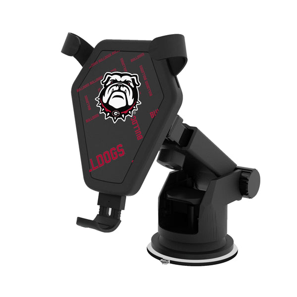 University of Georgia Bulldogs Uga Quadtile Wireless Car Charger