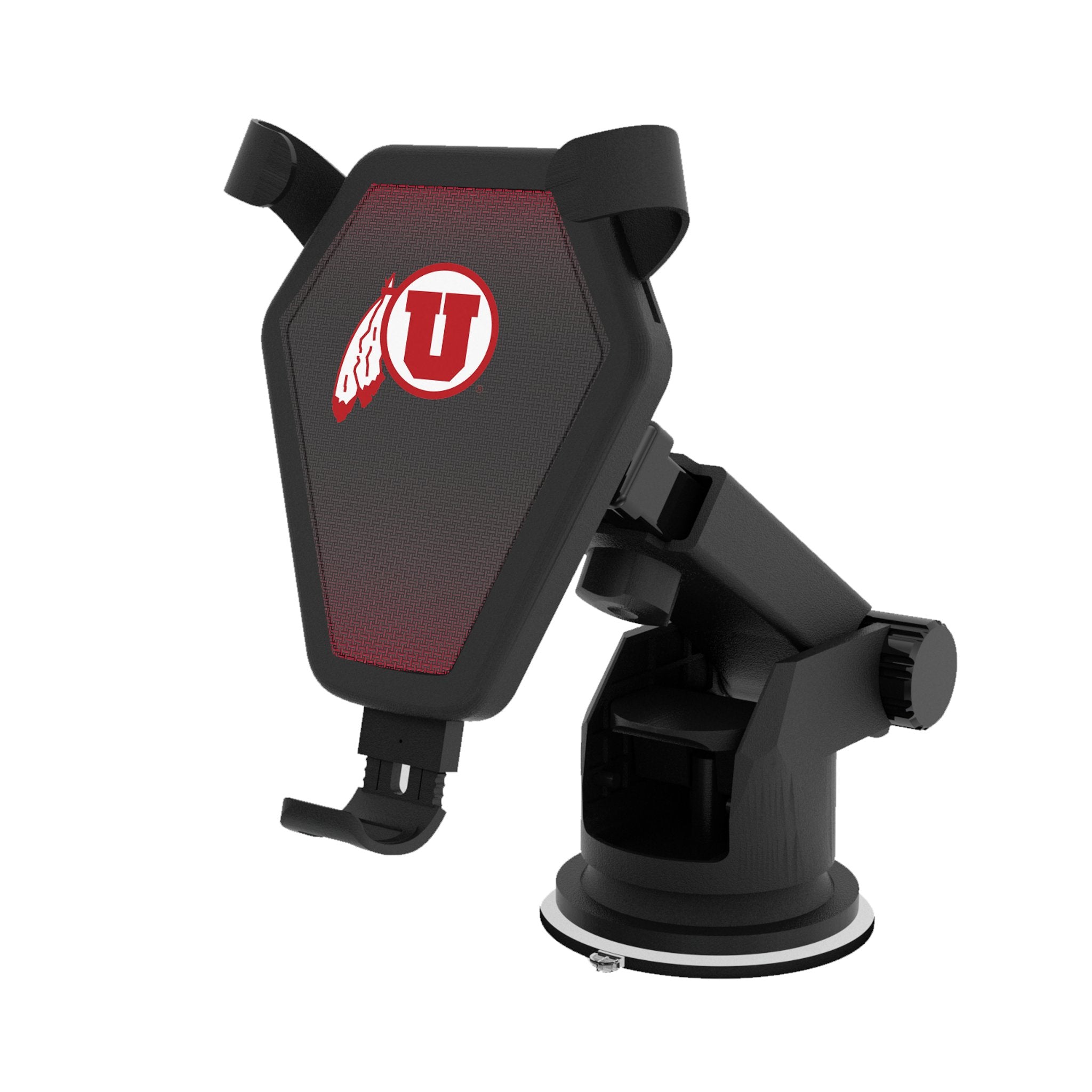 University of Utah Utes Linen Wireless Car Charger