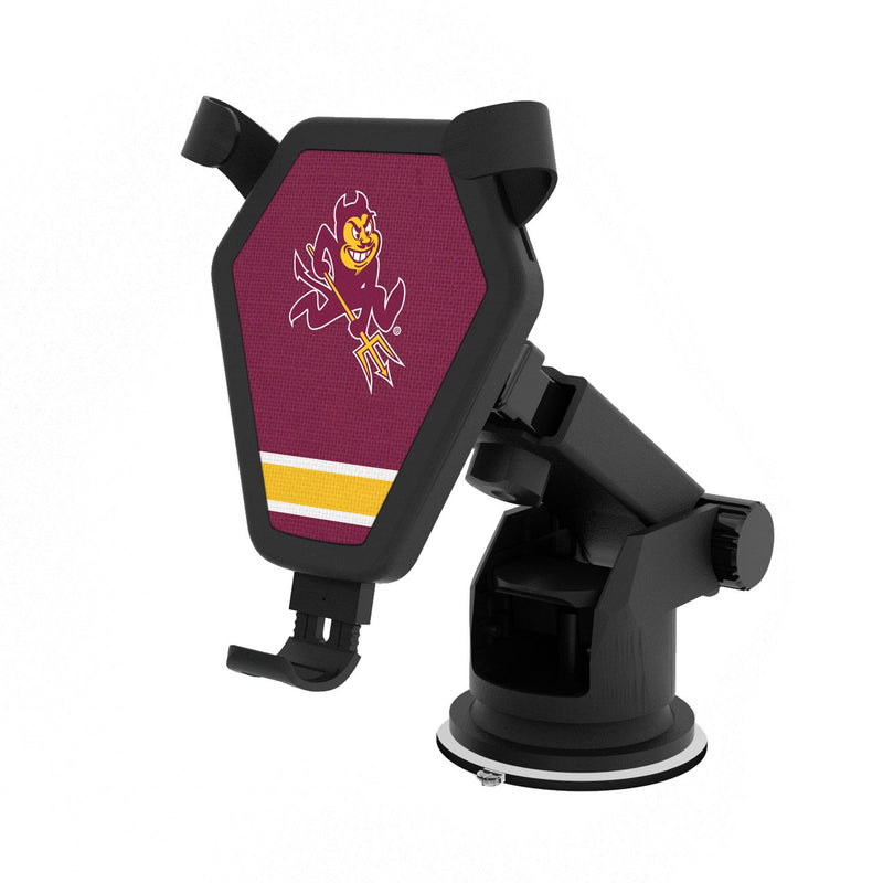 Arizona State University Sparky Stripe Wireless Car Charger