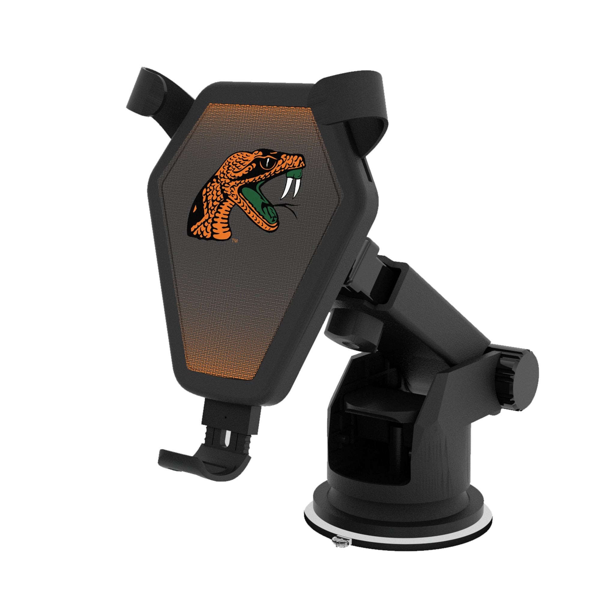 Florida A&M University Rattlers Linen Wireless Car Charger