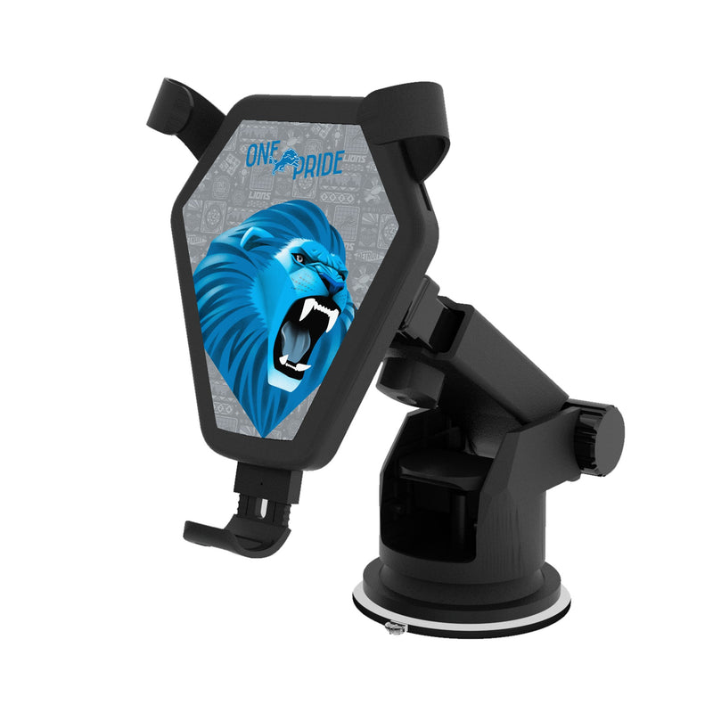 Detroit Lions 2024 Illustrated Limited Edition Wireless Car Charger