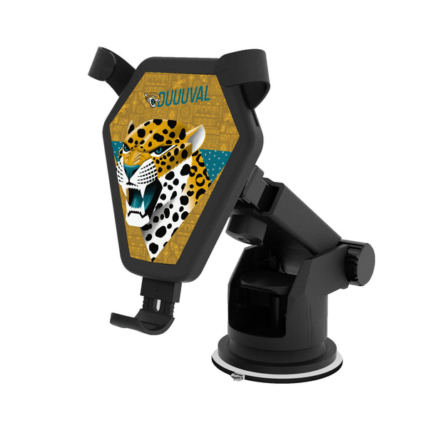 Jacksonville Jaguars 2024 Illustrated Limited Edition Wireless Car Charger