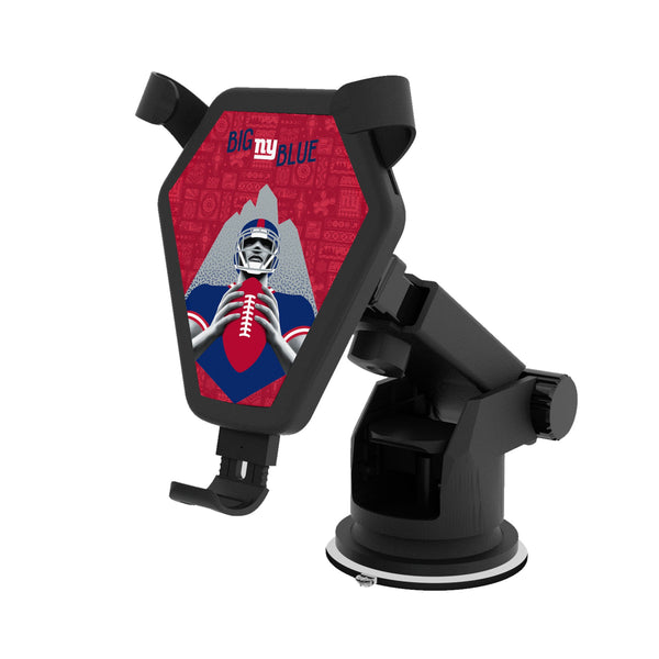 New York Giants 2024 Illustrated Limited Edition Wireless Car Charger