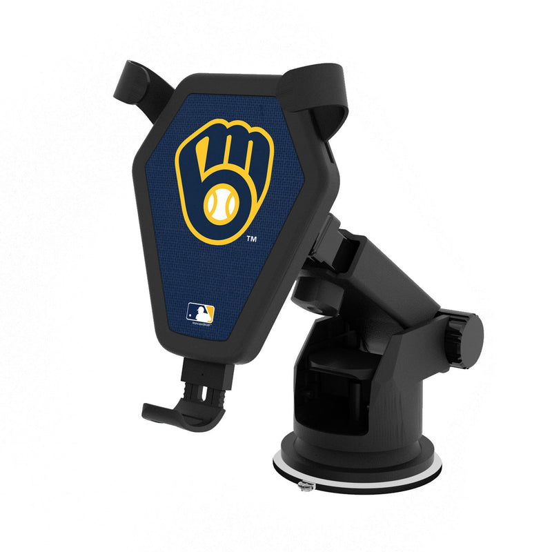 Milwaukee Brewers Solid Wireless Car Charger