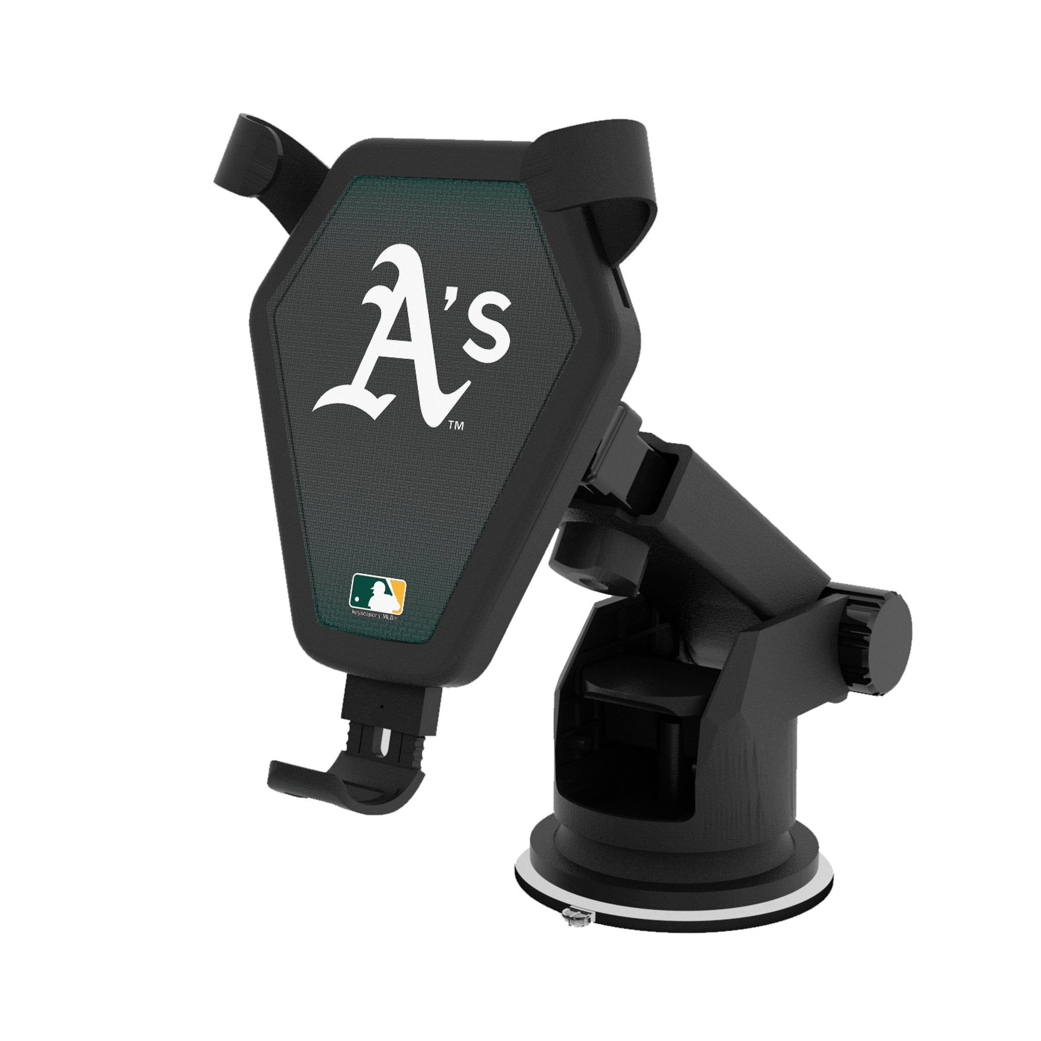 Oakland Athletics Linen Wireless Car Charger