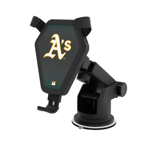 Oakland Athletics Linen Wireless Car Charger