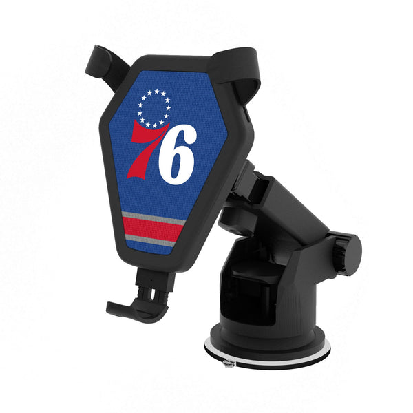 Philadelphia 76ers Stripe Wireless Car Charger
