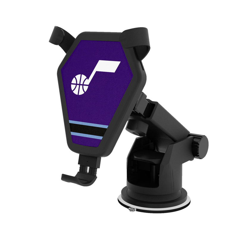 Utah Jazz Stripe Wireless Car Charger