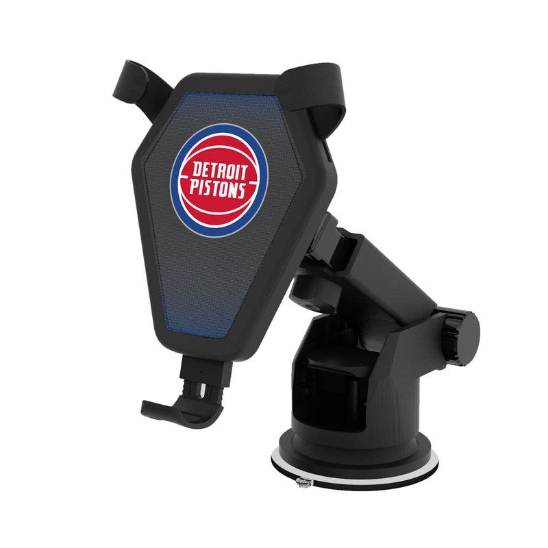 Detroit Pistons Linen Wireless Car Charger