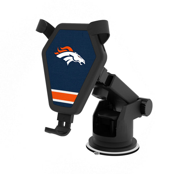 Denver Broncos Stripe Wireless Car Charger