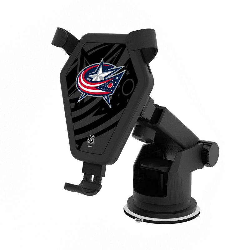 Columbus Blue Jackets Monocolor Tilt Wireless Car Charger