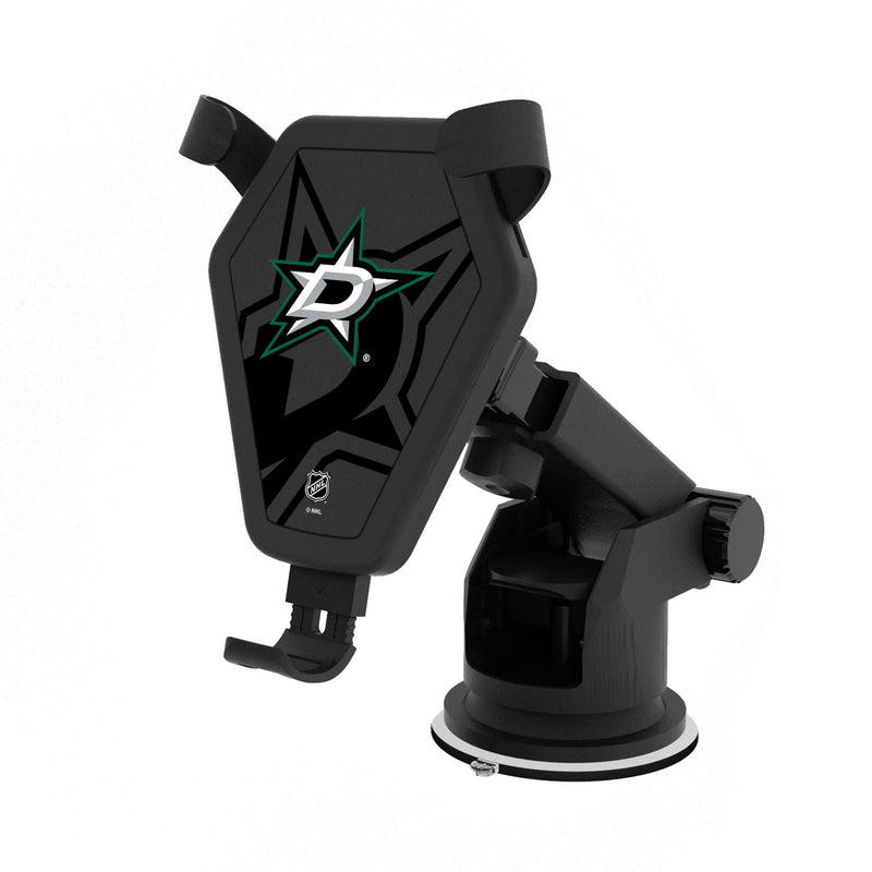 Dallas Stars Monocolor Tilt Wireless Car Charger