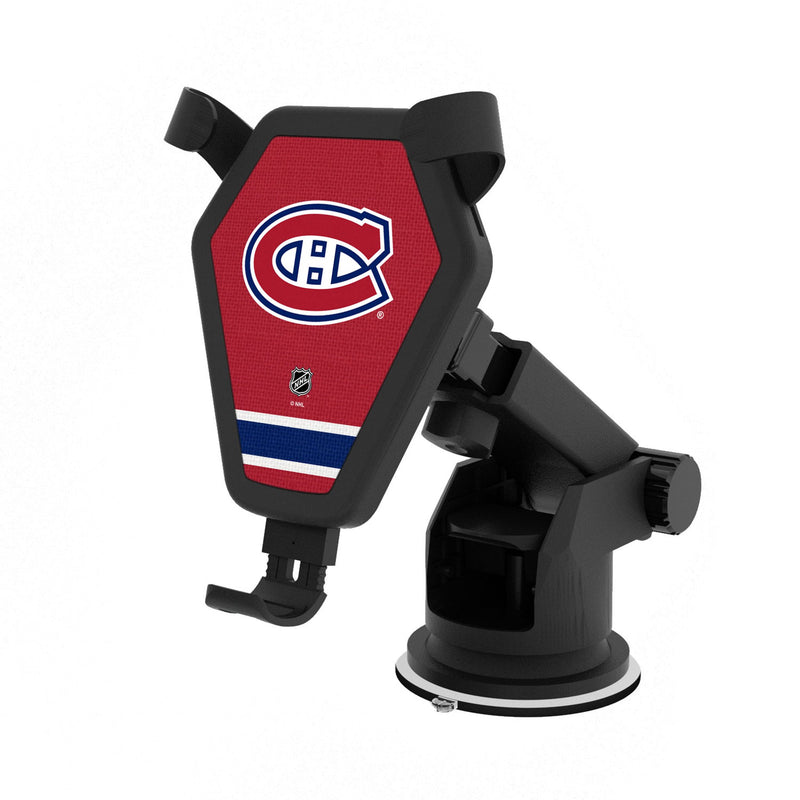 Montreal Canadiens Stripe Wireless Car Charger