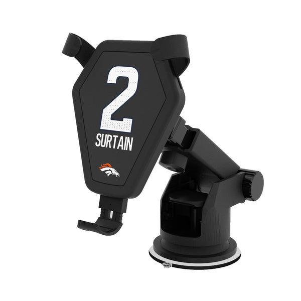Pat Surtain II Denver Broncos 2 Ready Wireless Car Charger