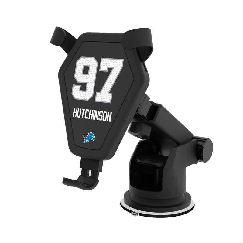Aidan Hutchinson Detroit Lions 97 Ready Wireless Car Charger