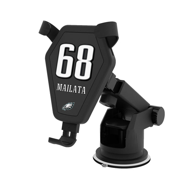 Jordan Mailata Philadelphia Eagles 68 Ready Wireless Car Charger