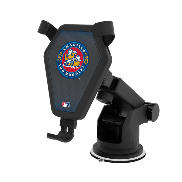 Amarillo Sod Poodles Linen Wireless Car Charger
