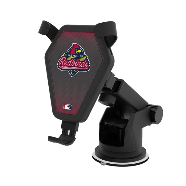 Memphis Redbirds Linen Wireless Car Charger